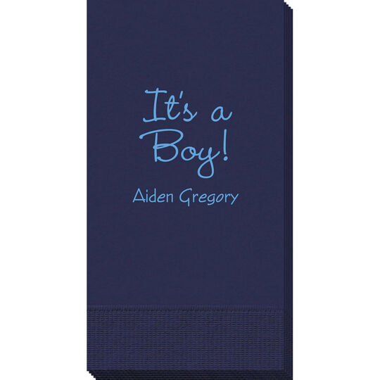 Sweet Baby Boy Guest Towels